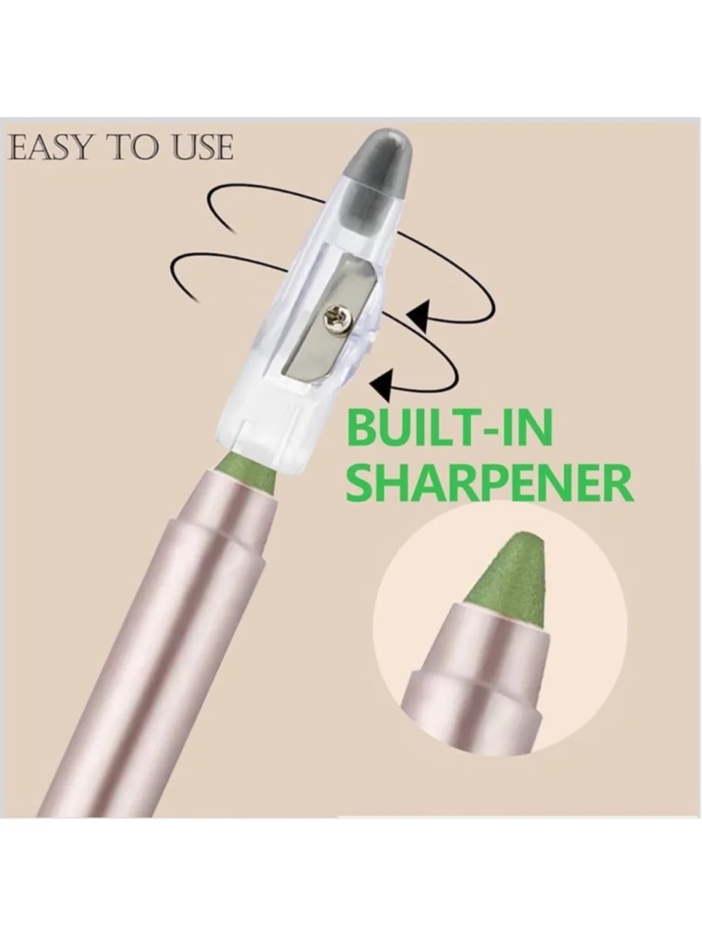 NEW 2 Blendable Creamy eyeshadow Eye Brightener Stick Waterproof Pencil Liner